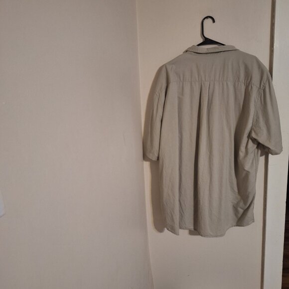 eddie bauer short sleeve button down shirt tall xxl - Picture 5 of 8